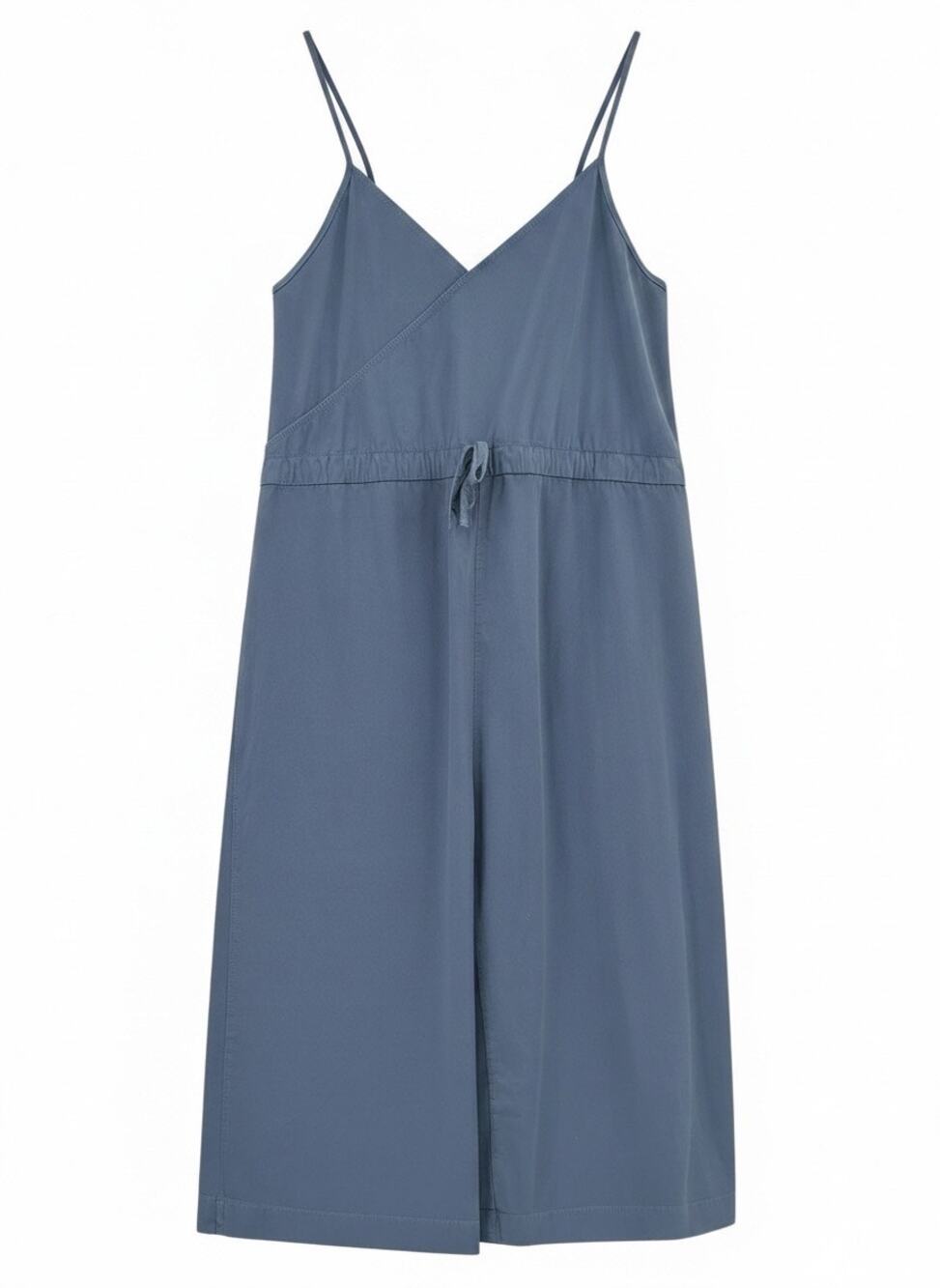 Esby Angie Jumper Ocean Blue Cotton Twill Minimalist Reversible Jumpsuit Size L